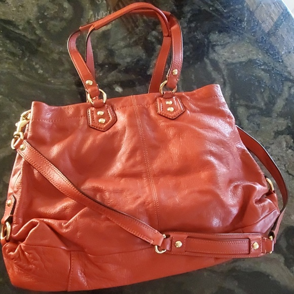 Coach Ashley Orange/Red Terracotta F19243 - Picture 5 of 6
